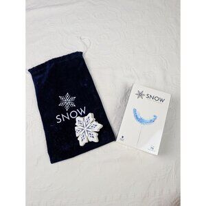 New sealed SNOW Teeth Whitening 6 month supply 75 treatments with gift bag